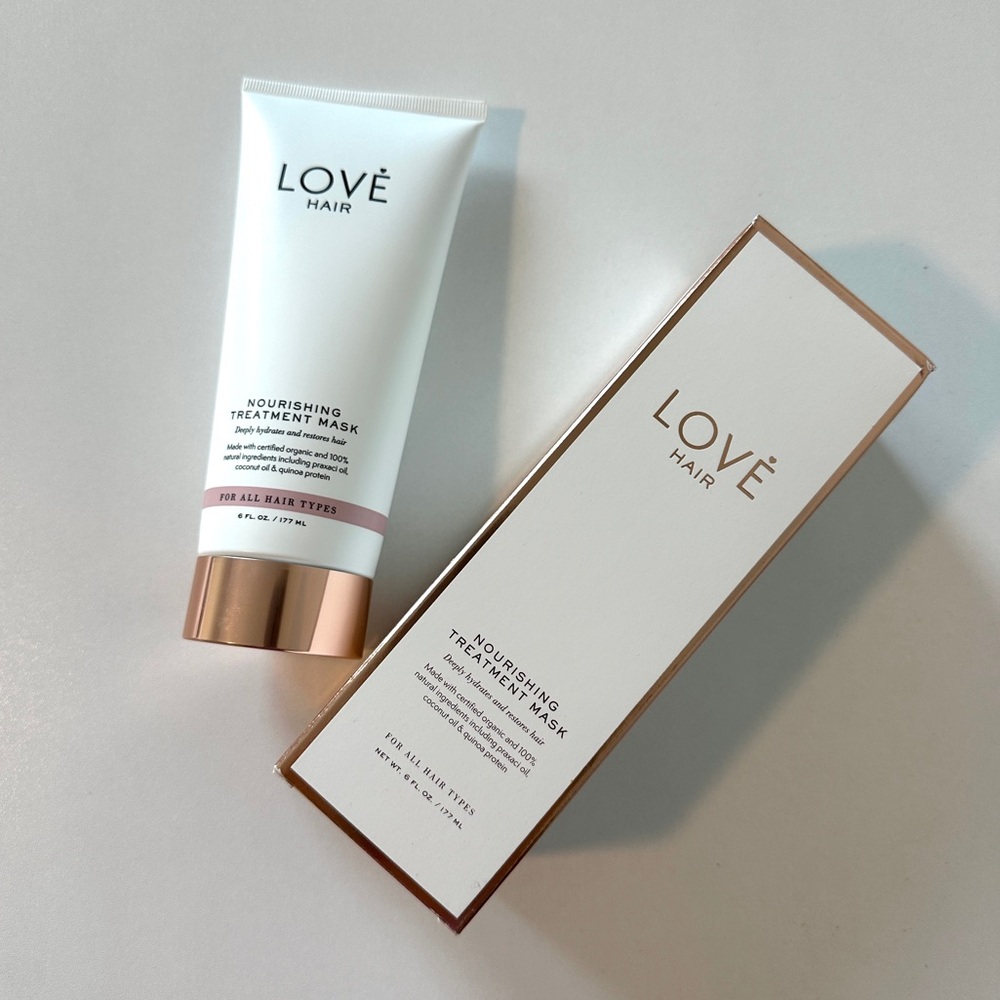 Love Hair Nourishing Hair Mask Mask Clean and Cruelty-Free  New in Box